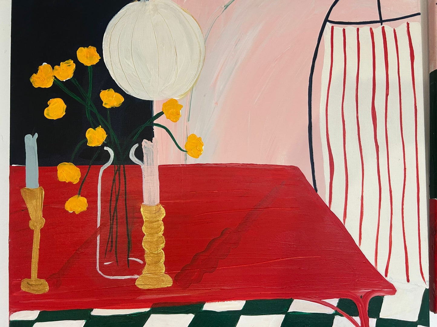 The Swish of the Curtain (Original Artwork)