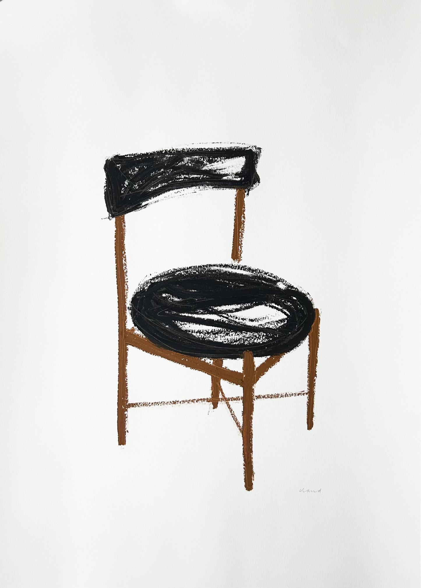 G-Plan Flora Chair (Original Artwork)