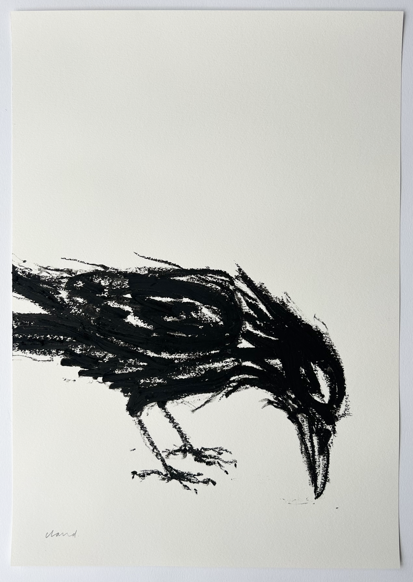 Pecking Crow III (Original Artwork)