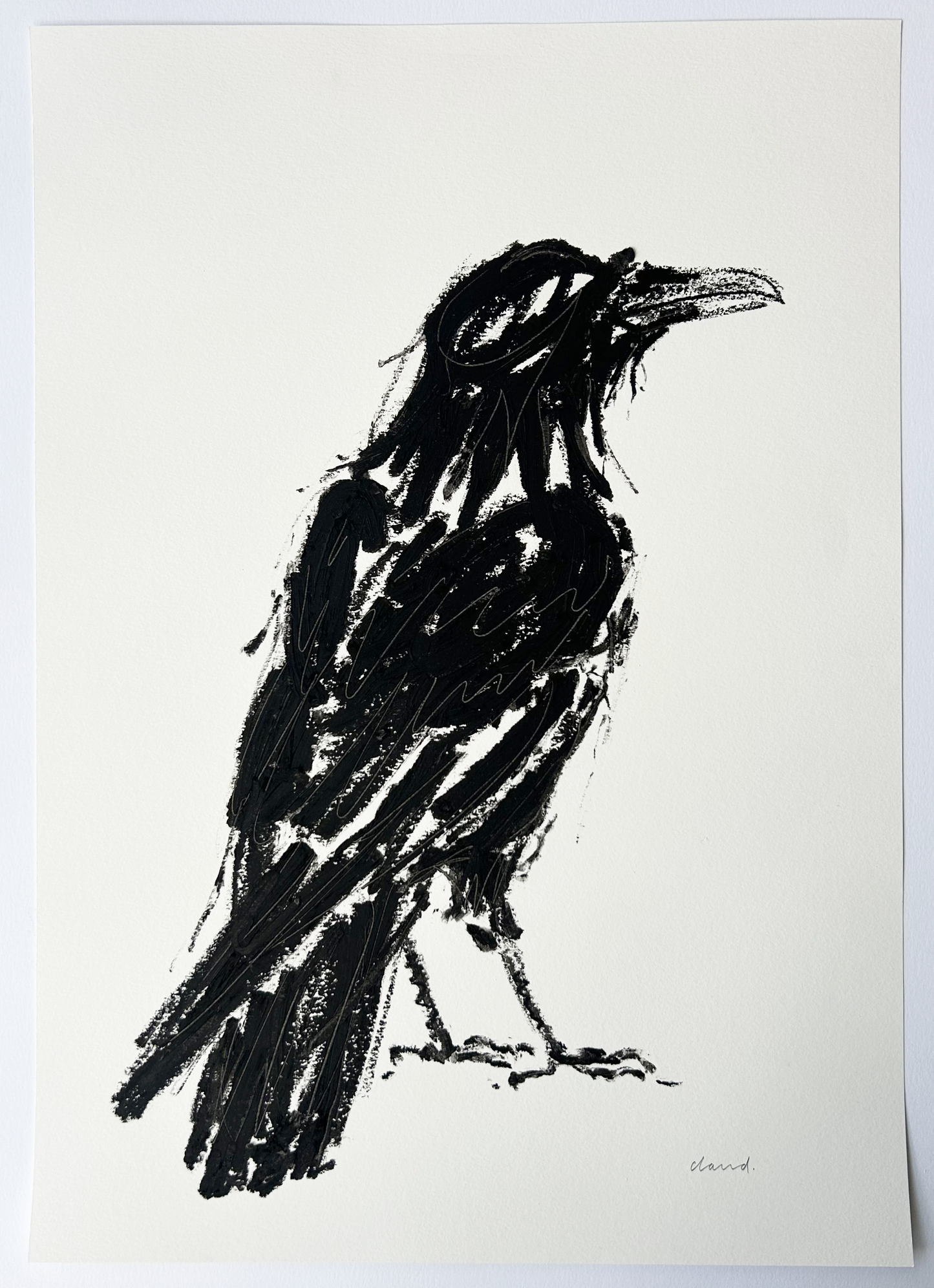 Watching Crow (Original Artwork)