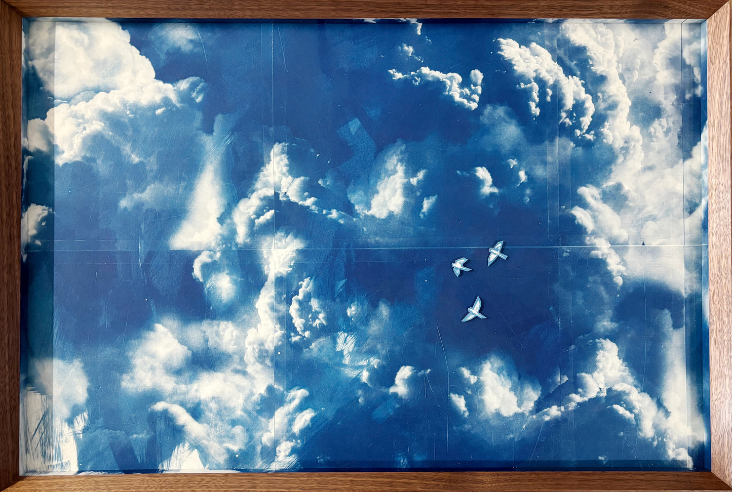 Three Little Birds (Framed Original Artwork)