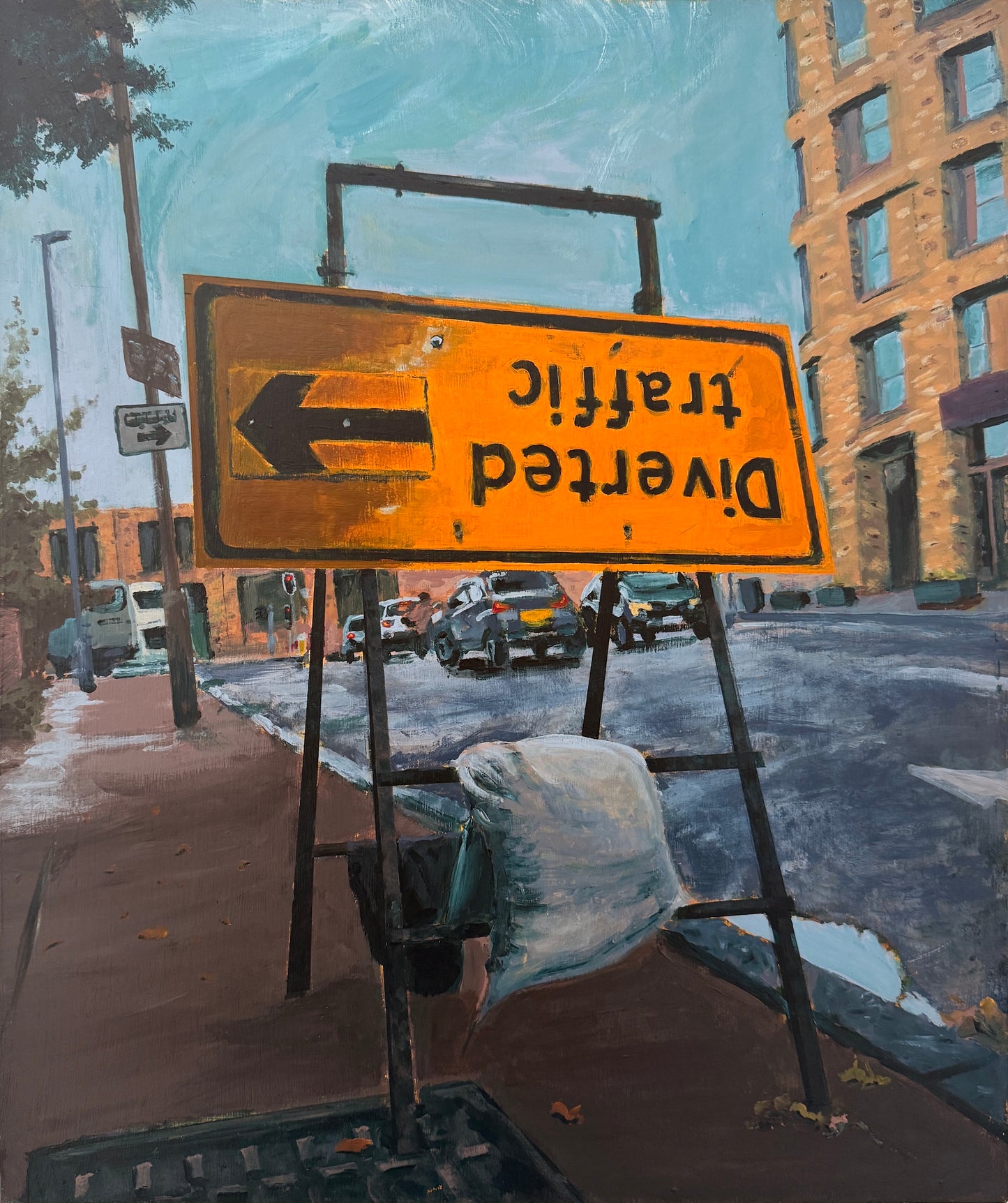 Diverted Traffic (Original Artwork)