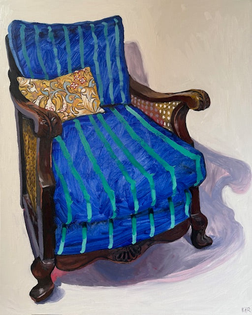 Enid's Chair with Stripes (Original Artwork)