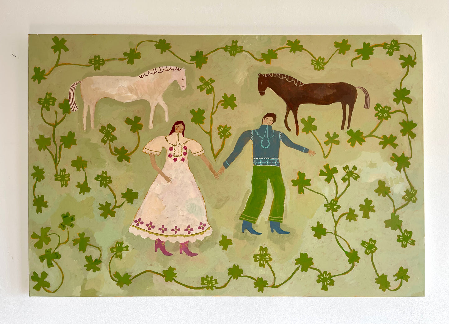 Love In The Clover Field (Original Artwork)