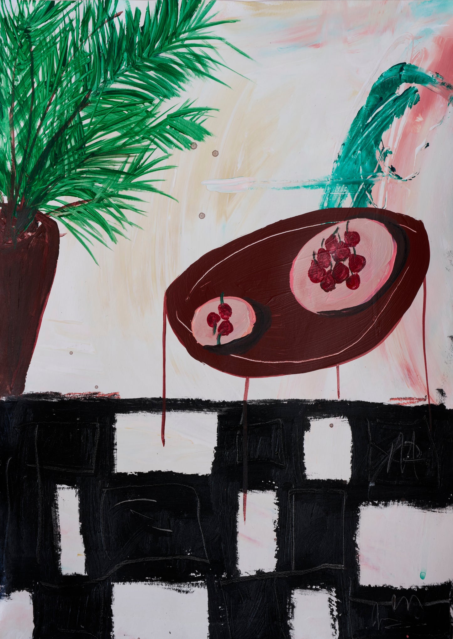 Cherries For Two (Original Artwork)