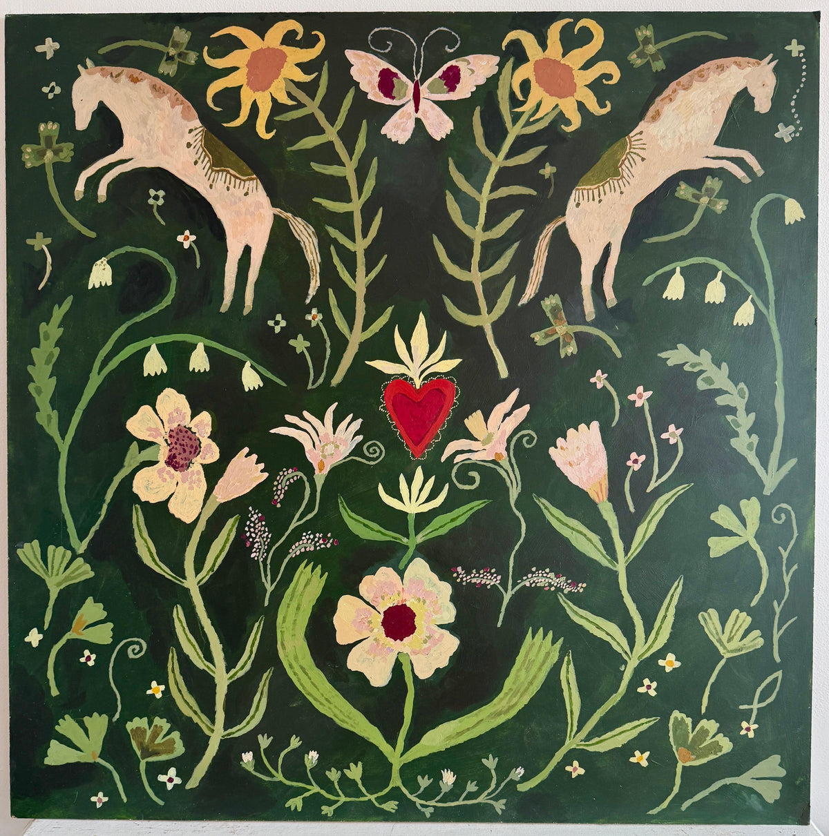 In The Green Garden (Original Artwork)