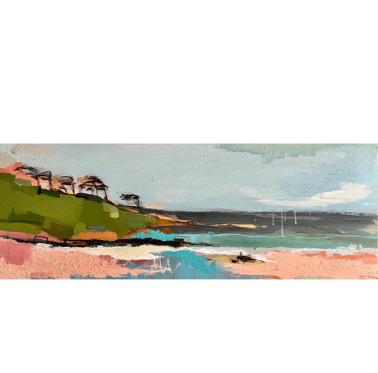 Sand, Sea, Wind and Rain (Original Artwork)