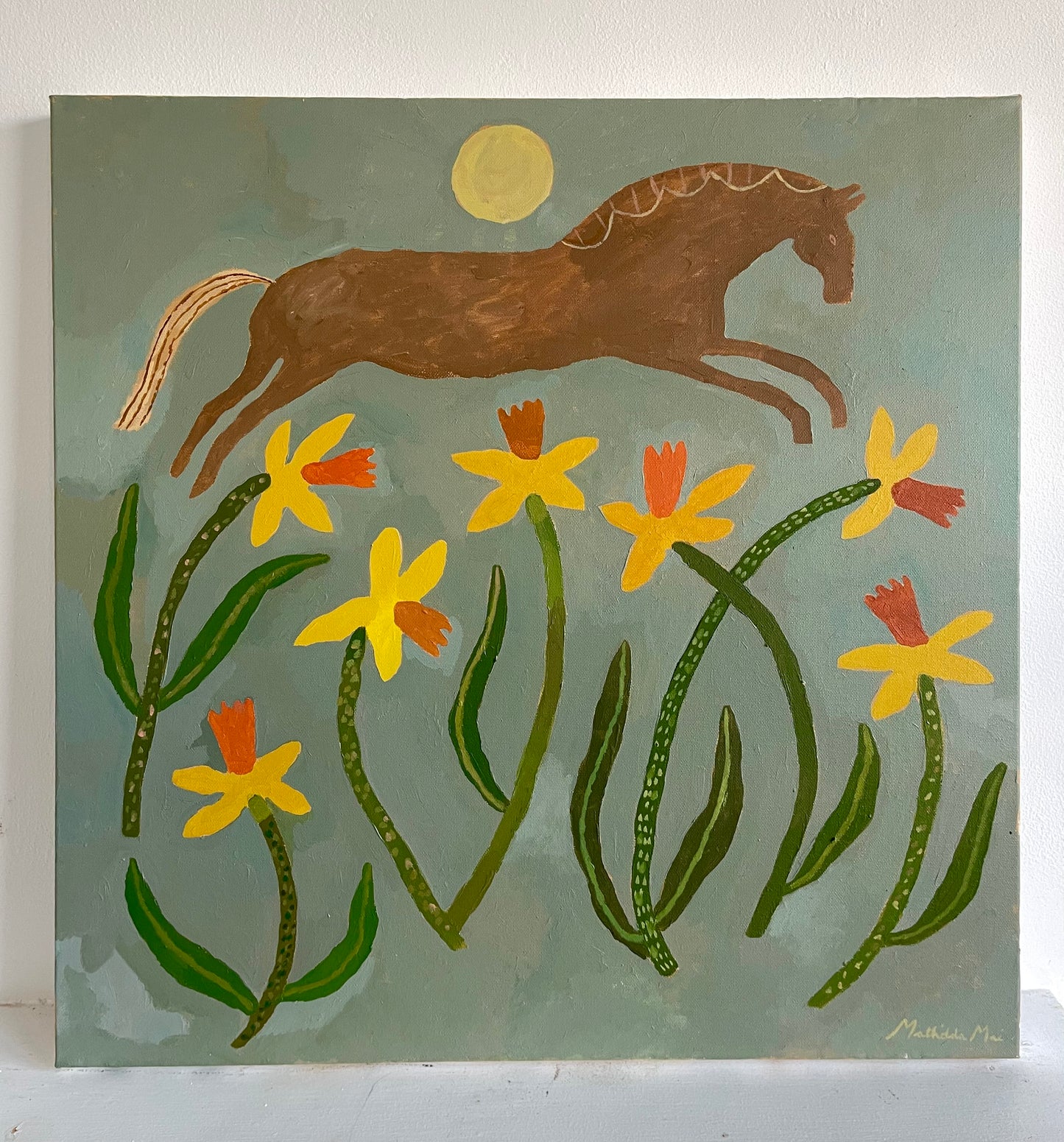 Spring Leap (Original Artwork)