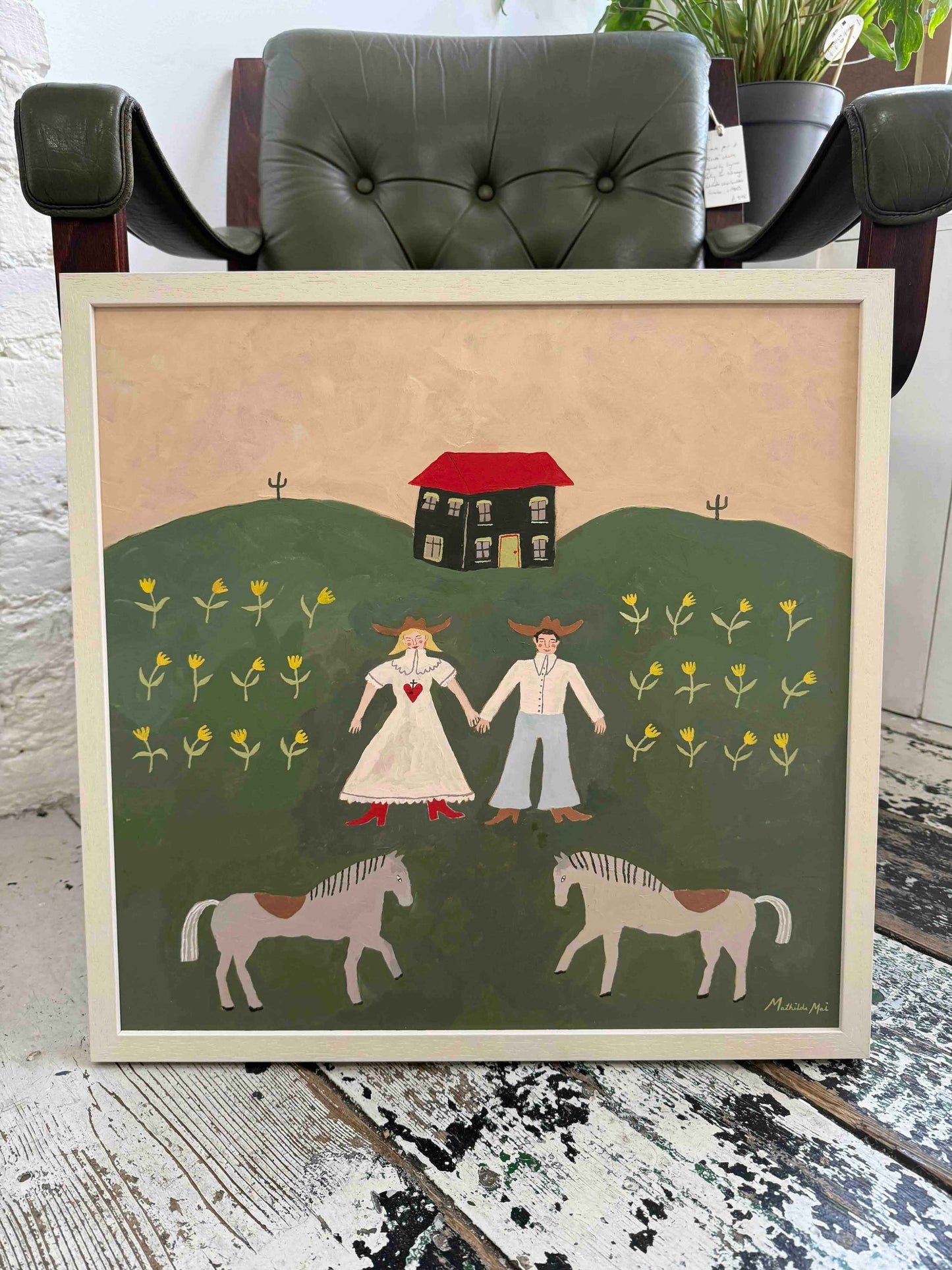 Together on The Farm (Original Artwork)