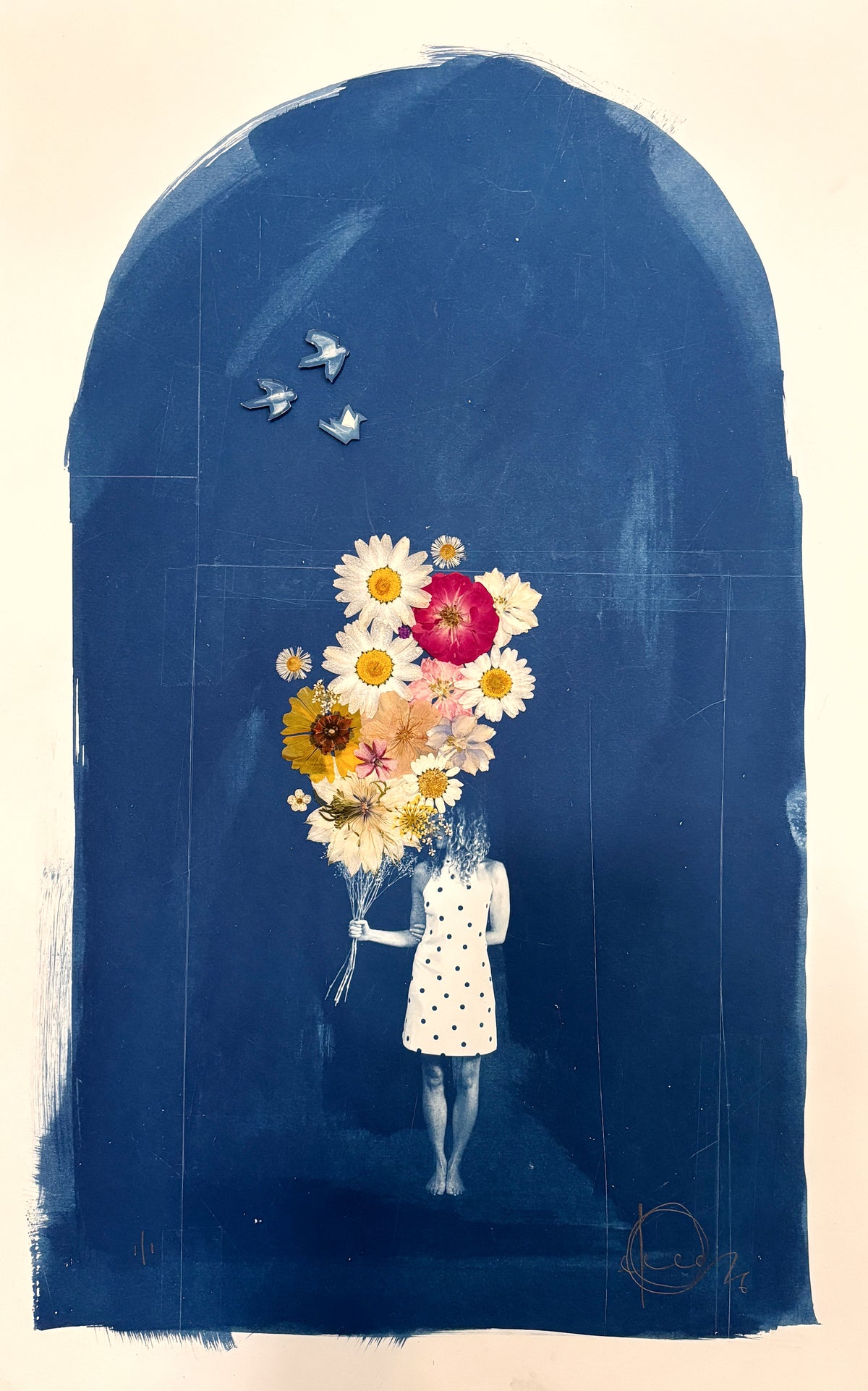 Flower Girl -archway (Original Artwork)