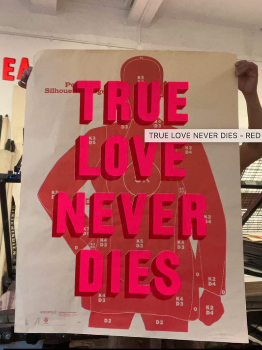 True Love Never Dies - Pink Red Pink