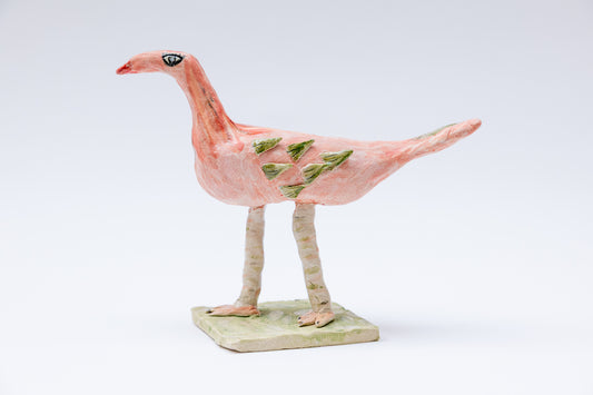 Small Pink Bird (Sculpture)