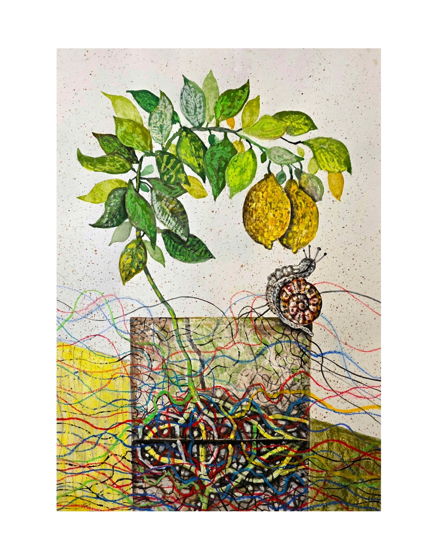 Yellow Dementia 2 (Original Artwork)