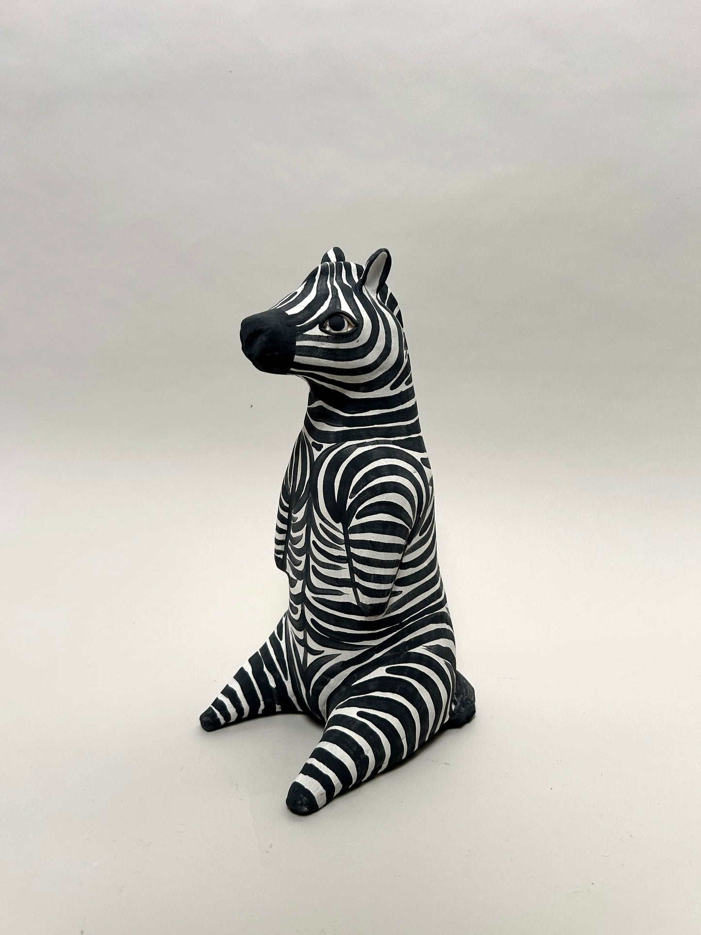 Sitting Zebra (Sculpture)