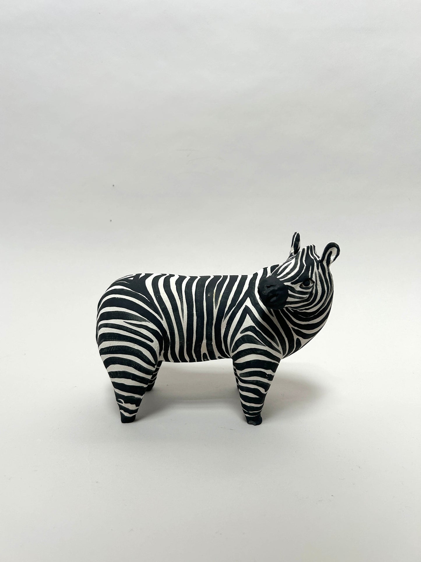 Turning Zebra (Sculpture)