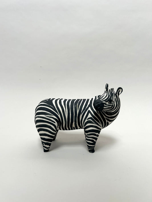 Turning Zebra (Sculpture)