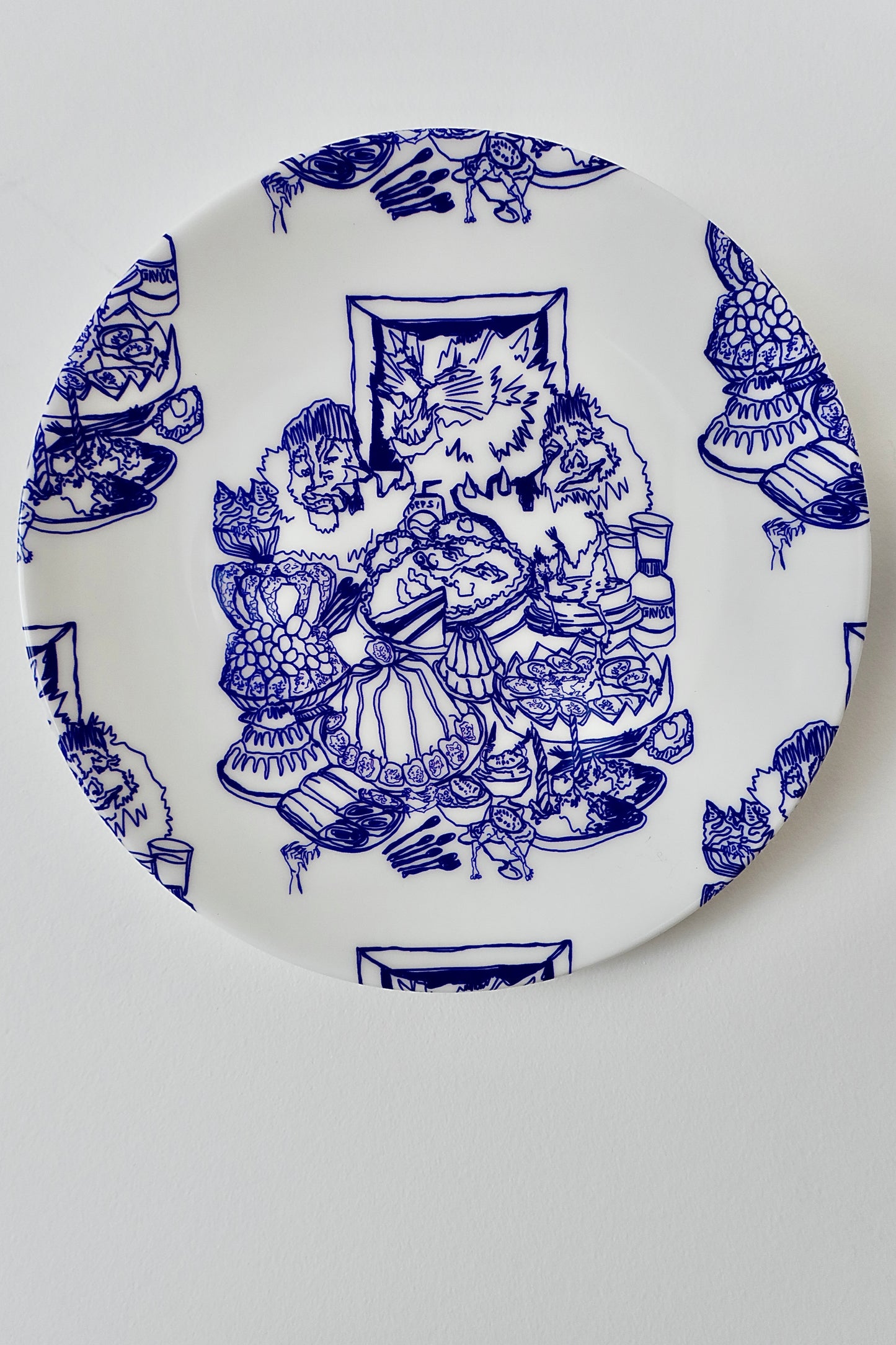 Cheeky China 'Head of the Table' (Original Artwork)