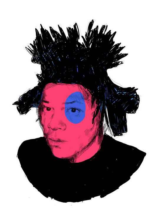 Basquiat (Hand Finished Giclee Print)