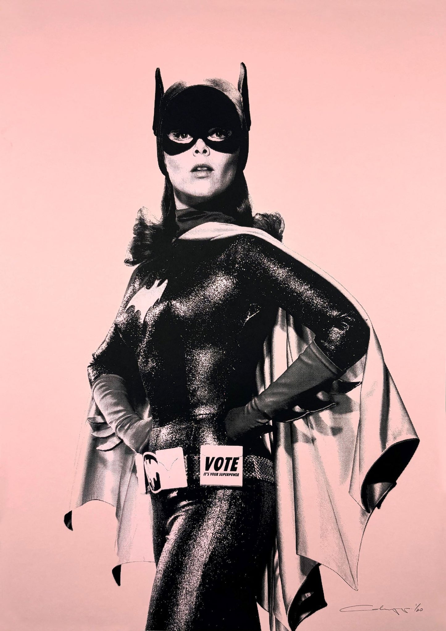 Batgirl Vote Candy Pink