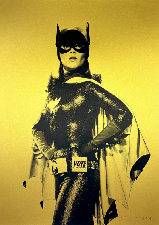 Batgirl Vote Gold Shimmer