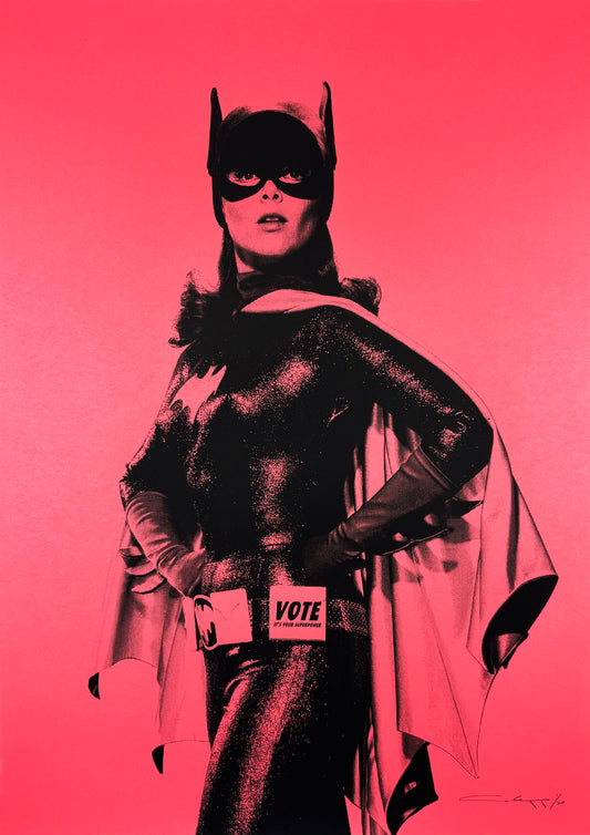 Batgirl Vote Pastel Heart Attack