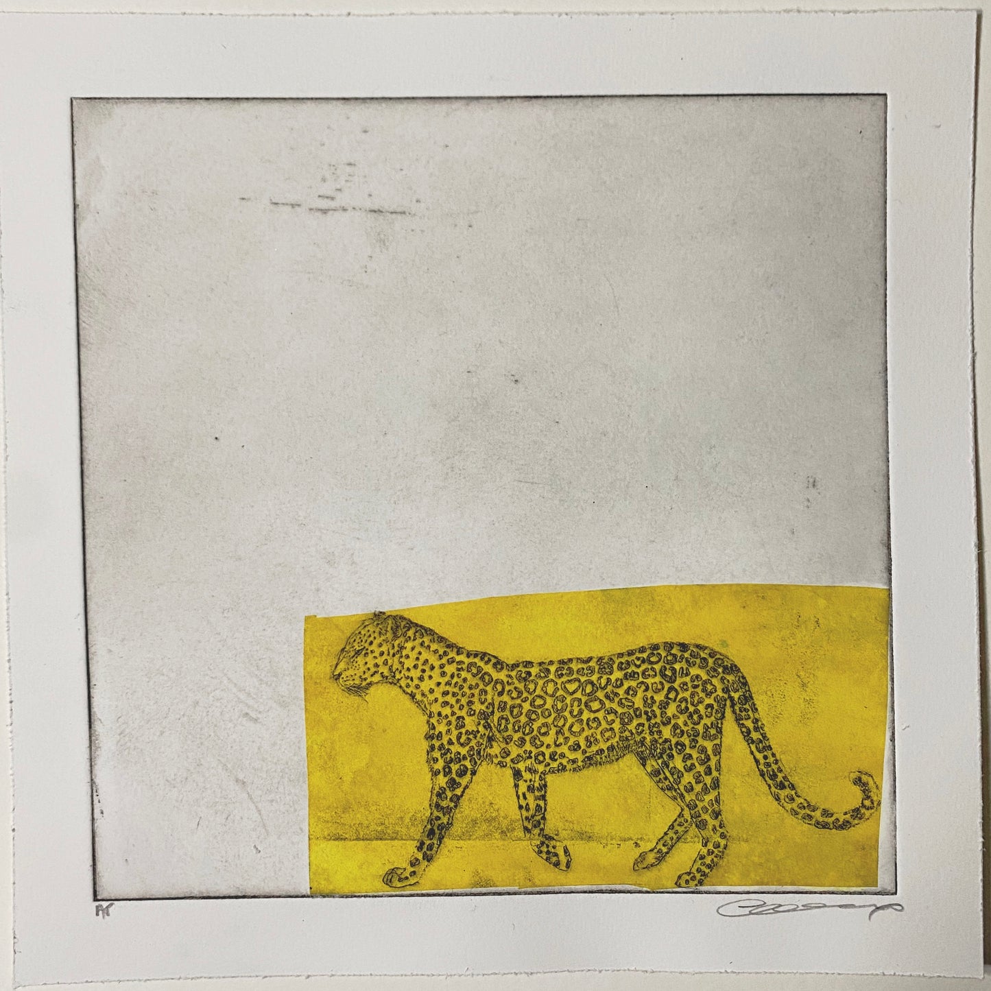 Walking Leopard- Bright Yellow