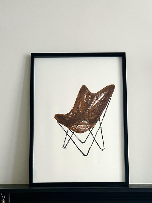 Butterfly Chair (Original Artwork)