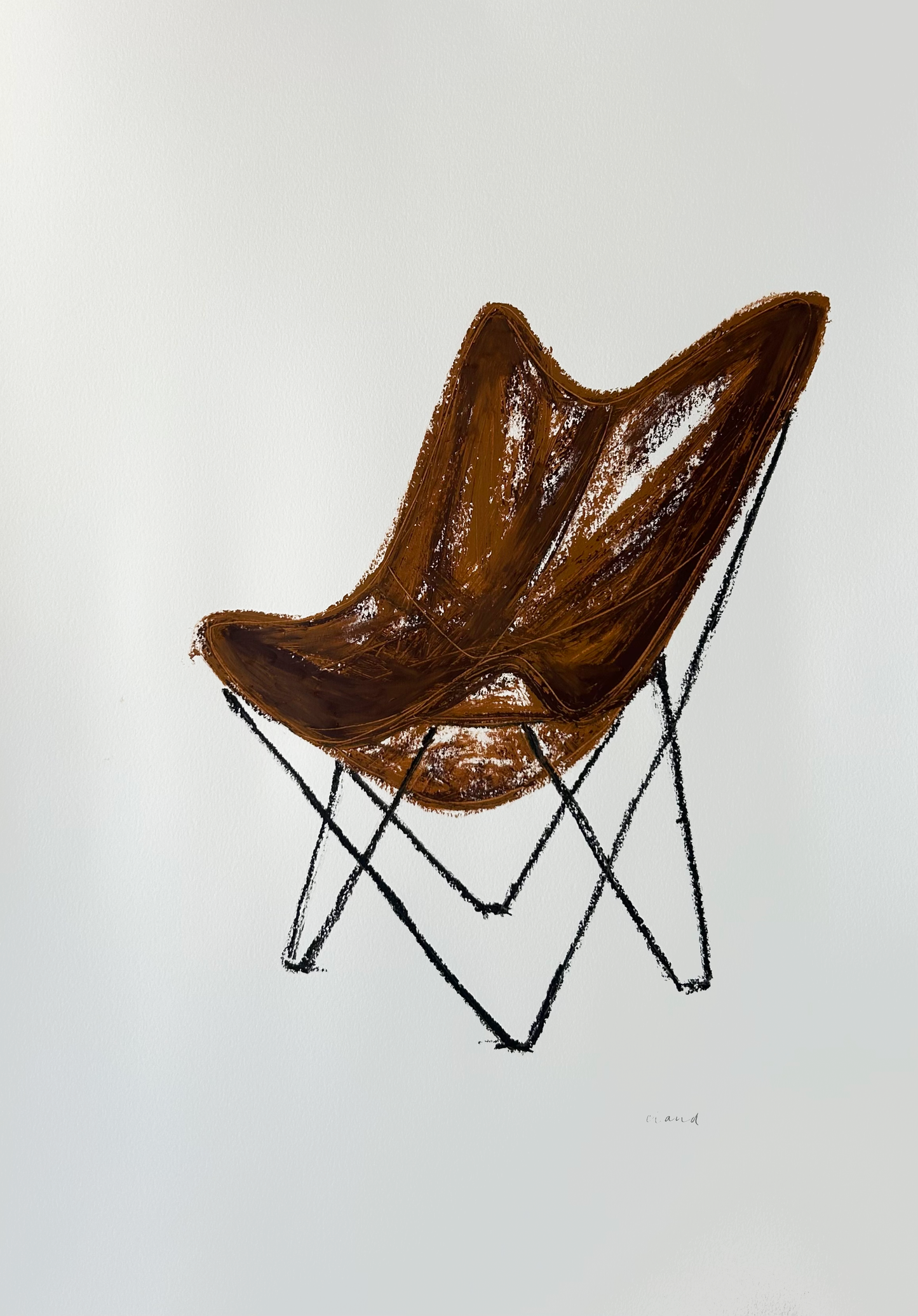 Butterfly Chair (Original Artwork)