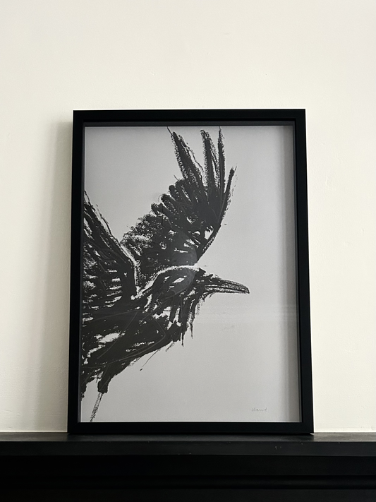 Flying Crow II (Original Artwork)