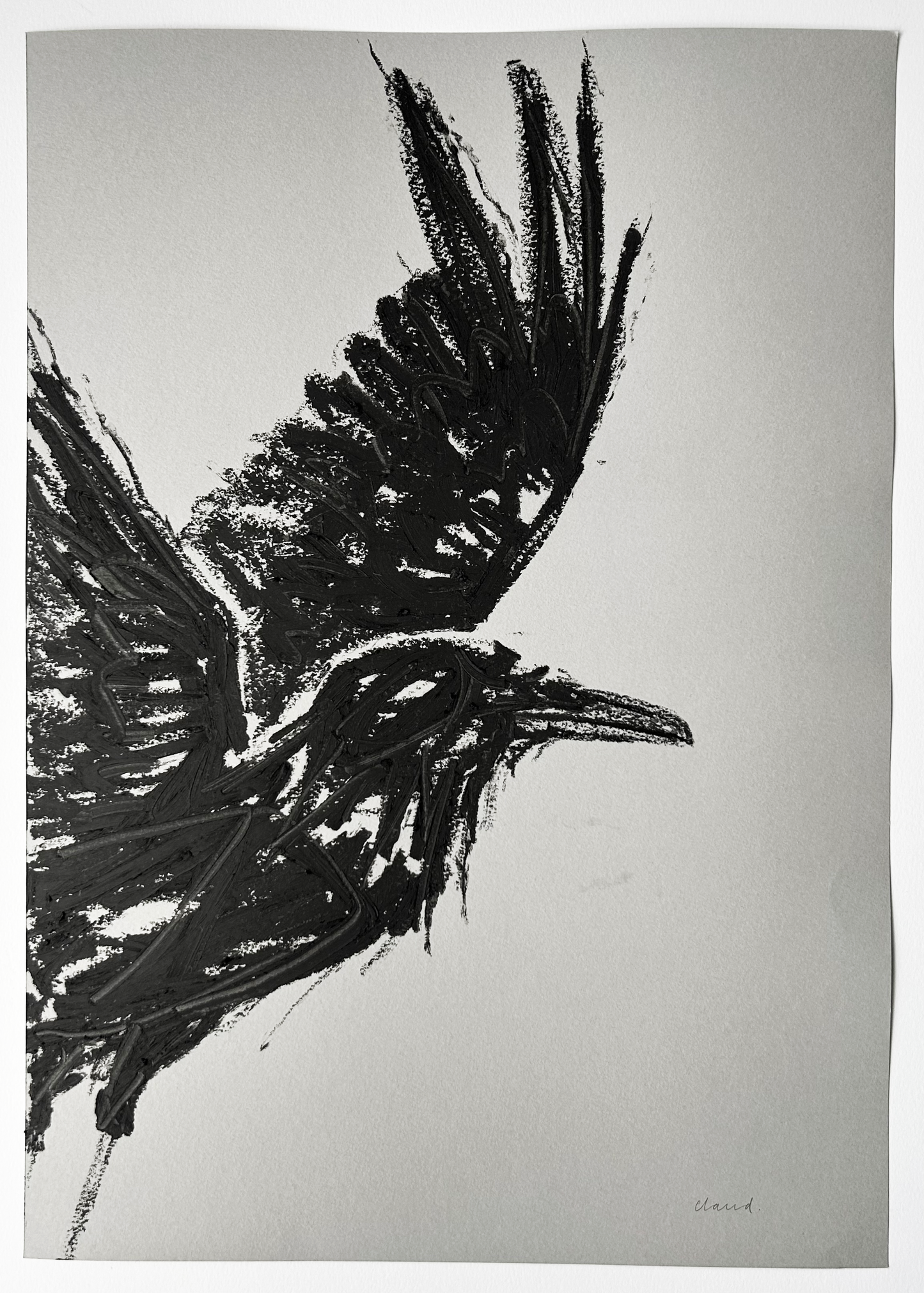 Flying Crow II (Original Artwork)