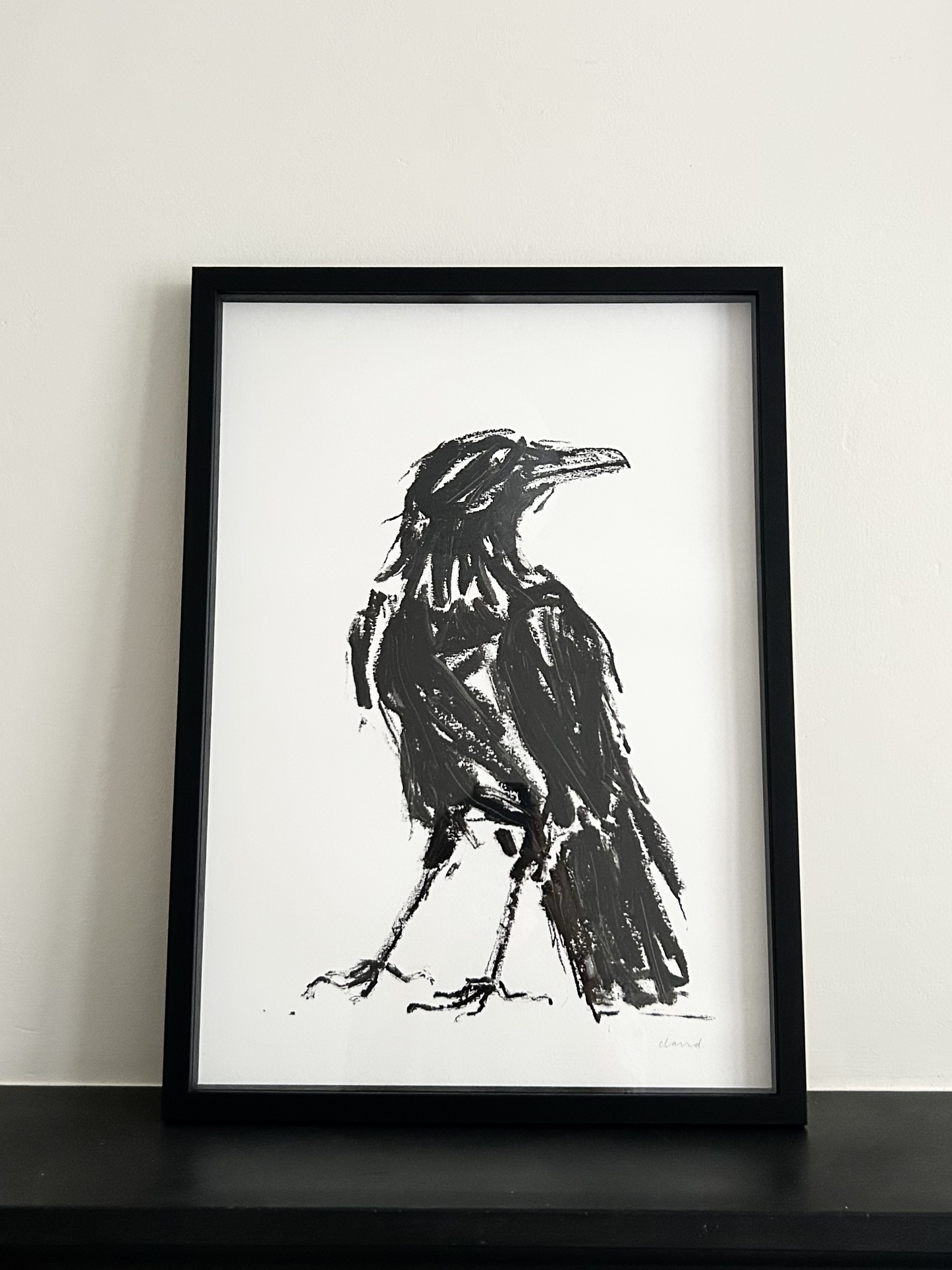 Listening Crow II (Original Artwork)