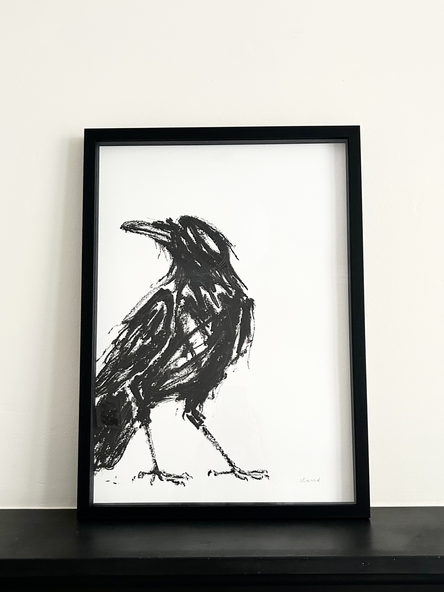Listening Crow III (Original Artwork)