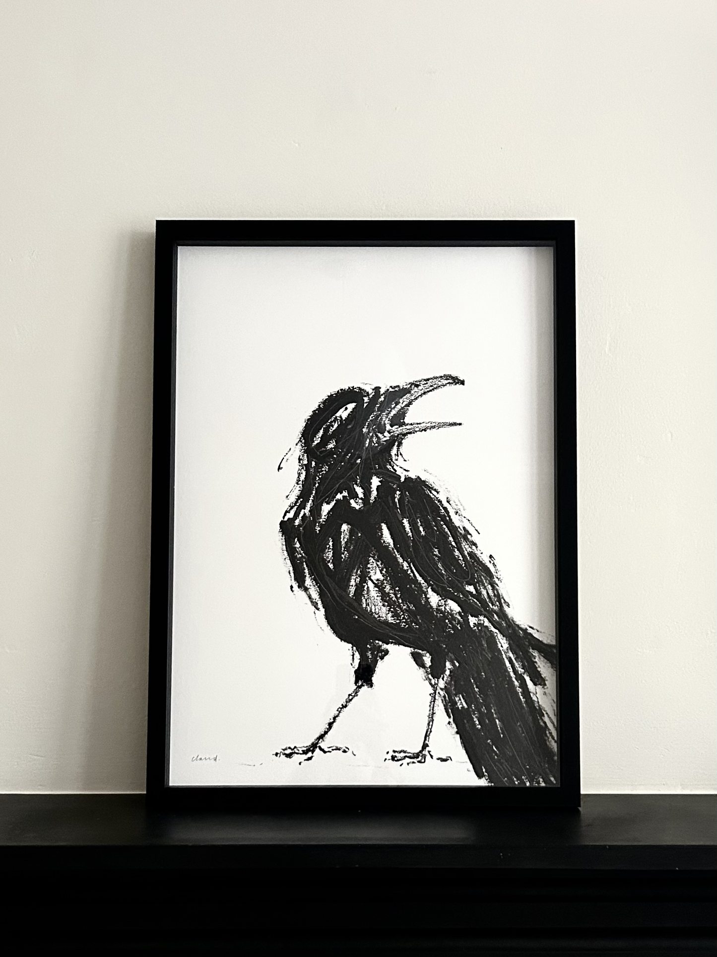 Squawking Crow II (Original Artwork)