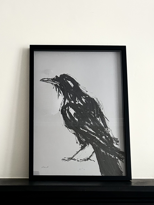 Waiting Crow II (Original Artwork)