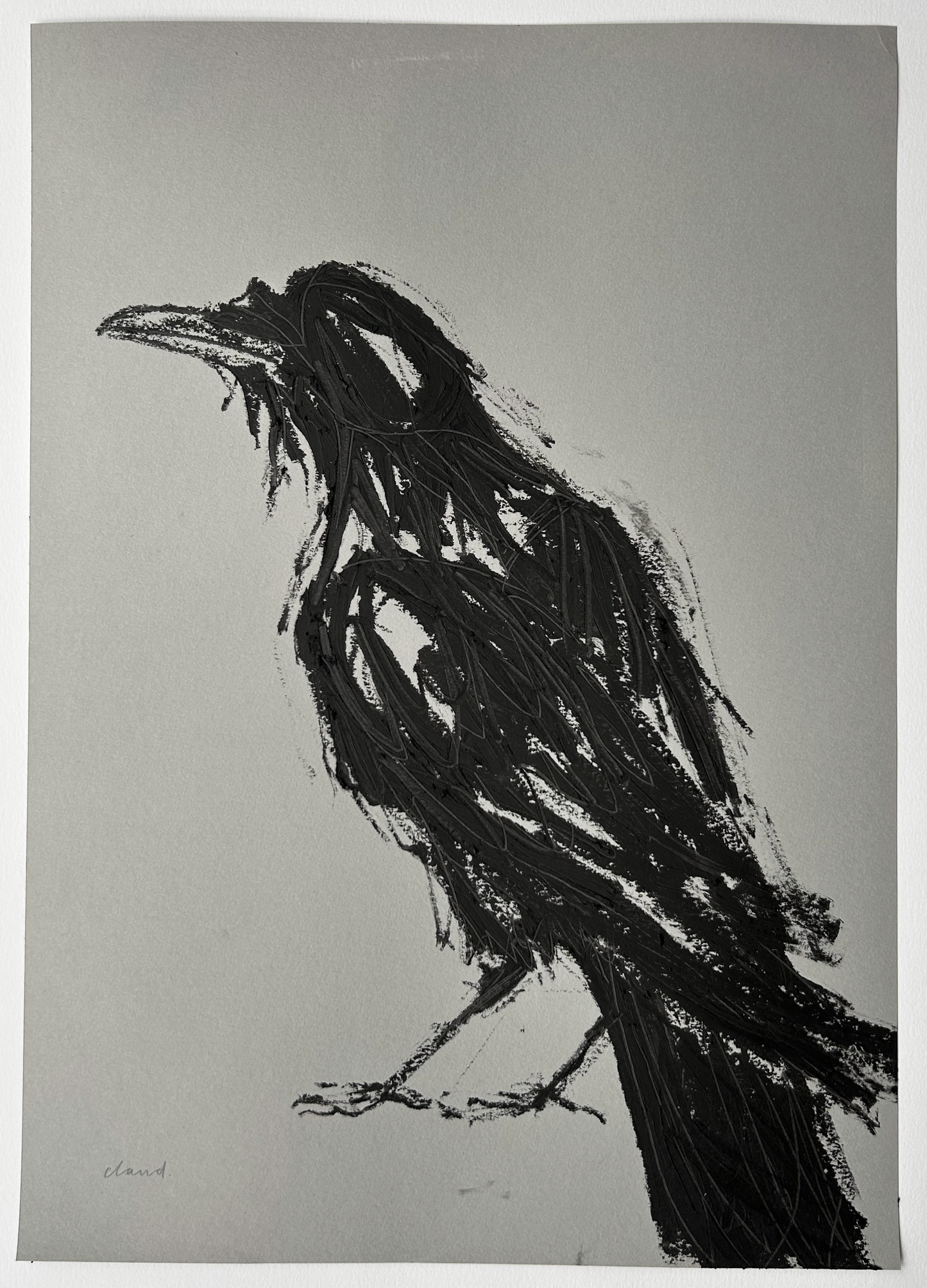 Waiting Crow II (Original Artwork)