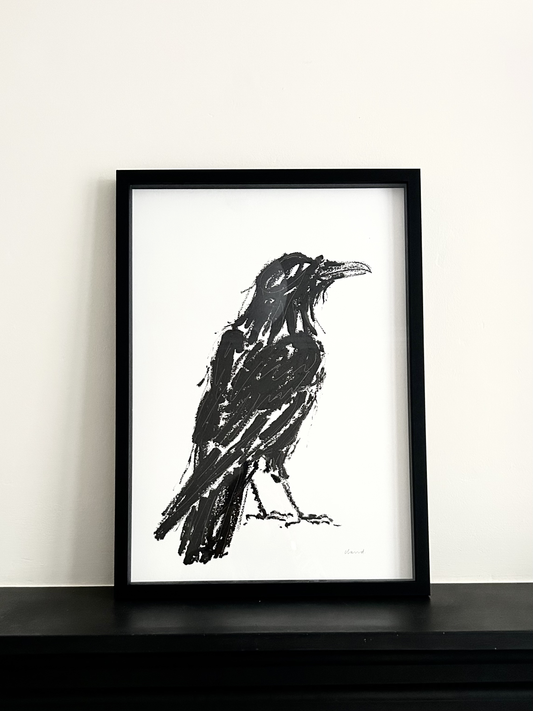 Watching Crow (Original Artwork)
