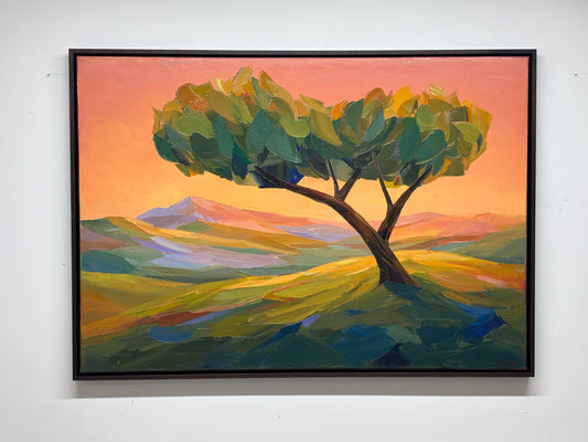 Sunset on the Hill (Original Artwork)