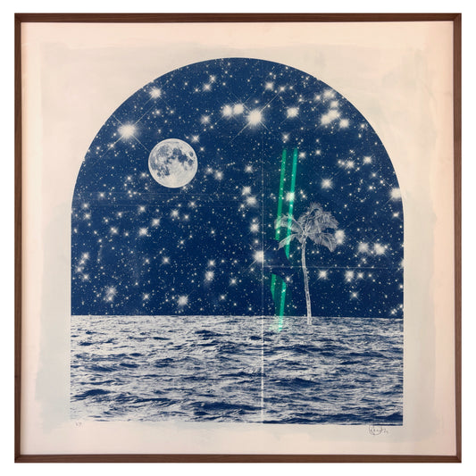 Palm Tree At Midnight (Original Artwork)