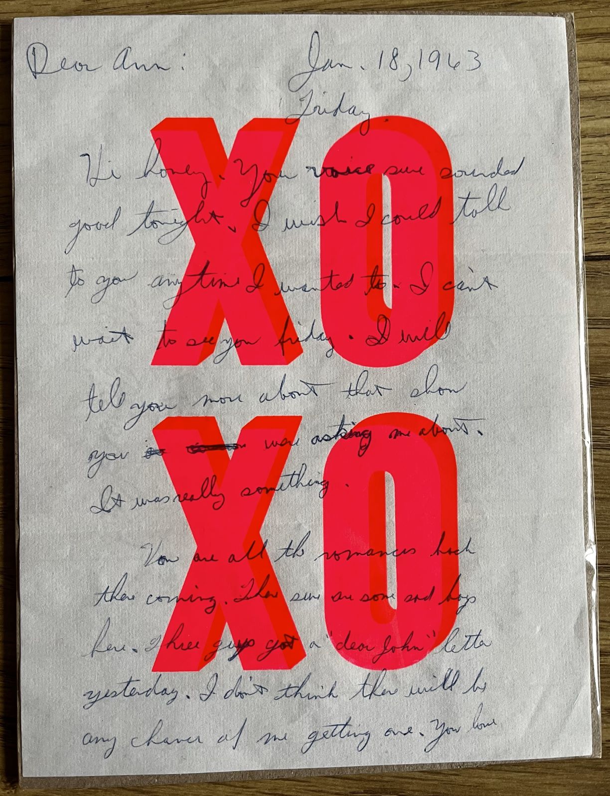 XO XO Love Letter