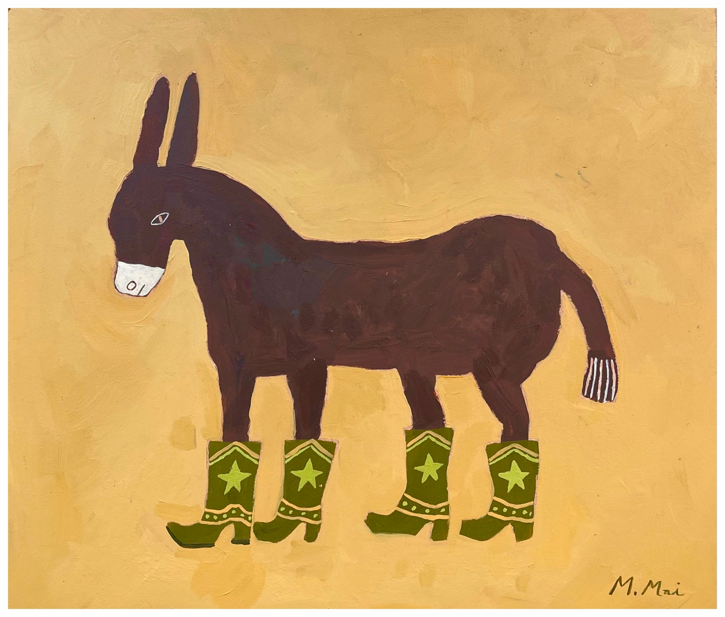 Donkey in Boots (Original Artwork)