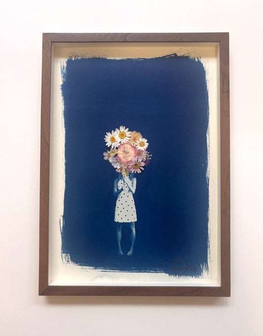 Flower Girl -pinks (Original Artwork)
