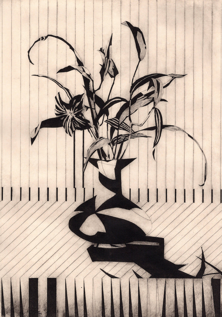 Harmonies (Collograph Print)