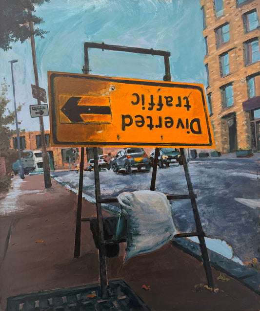 Diverted Traffic (Original Artwork)