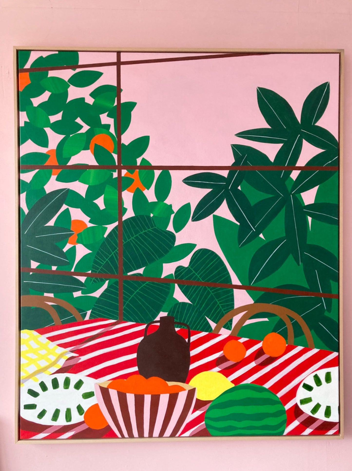 Fenêtre Sur l'Été (Window Onto Summer) (Original Artwork)