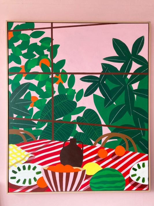 Fenêtre Sur l'Été (Window Onto Summer) (Original Artwork)