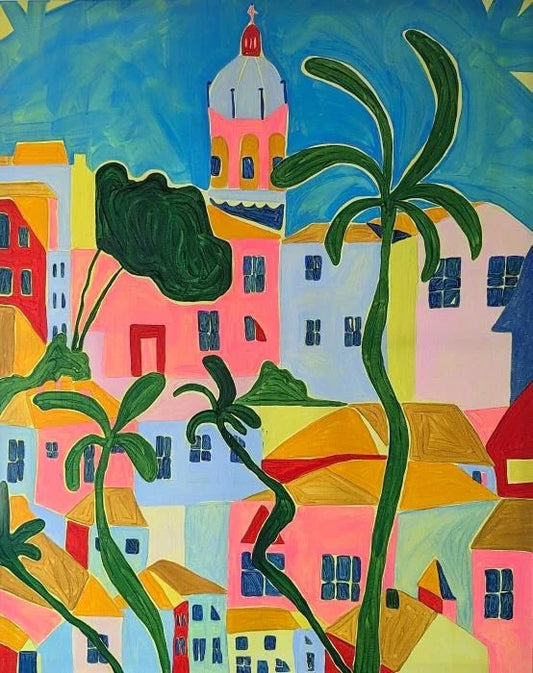 Lisbon Lovers (Original Artwork)