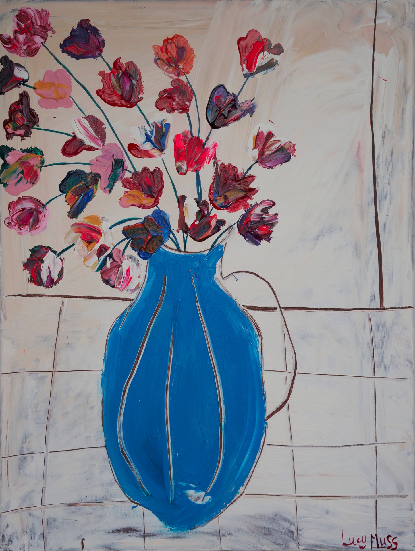 Fluorescent Florist (Original Artwork)