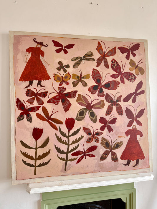 Catching Butterflies (Original Artwork)