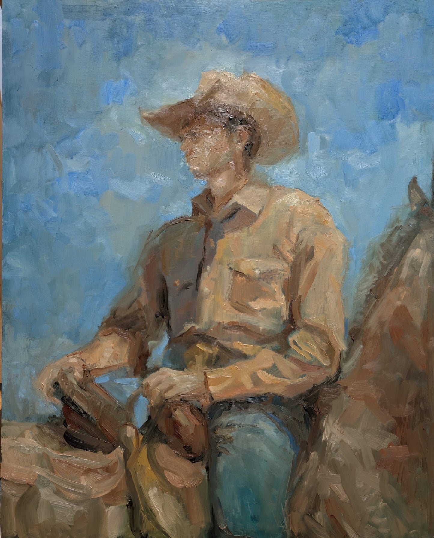 Reverse Cowboy (Original Artwork)