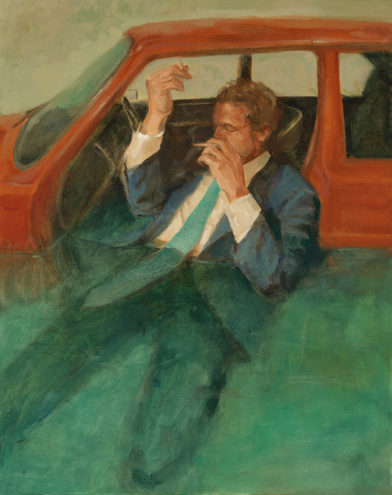 Waiting For Godot - Fiat 127 (Original Artwork)